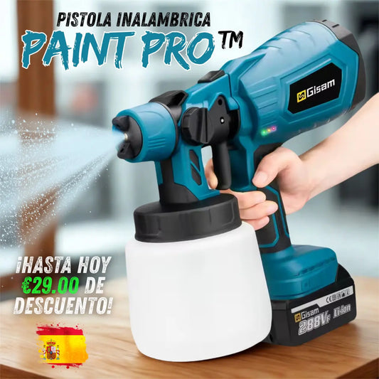 PISTOLA INALÁMBRICA PAINTPRO™ - ACABADOS PRO EN SEGUNDOS 🎨