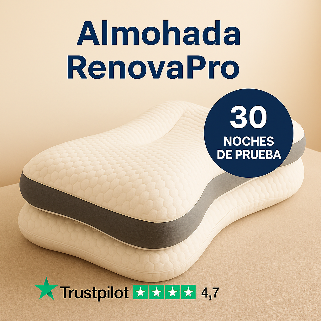 Almohada RenovaPro™ - Cada noche, una nueva oportunidad de despertar mejor